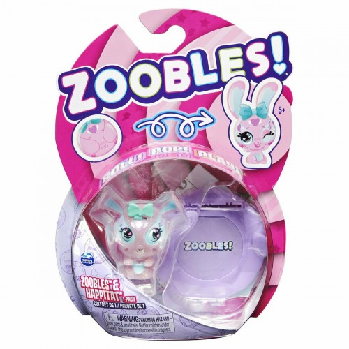 Spin Master Zoobles!: Zoobles & Happitat - Bunny 1-Pack (20134965)