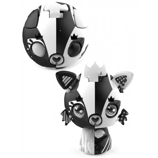 Spin Master Zoobles!: Zoobles & Happitat Opposite Obsessed Butterfly & Black White Fox (2-Pack) (20135095)