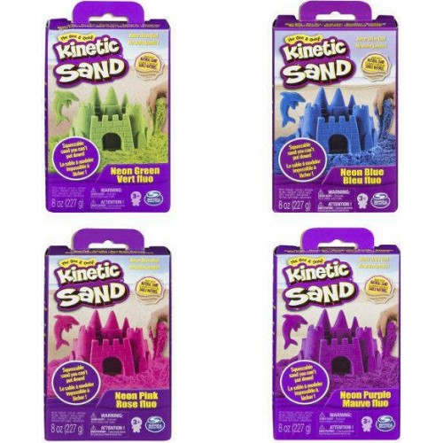 Spin Master Kinetic Sand - Neon Green Basic Sand 8oz box (20138720)