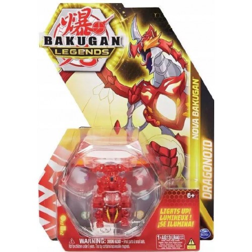 Spin Master Bakugan Legends: Nova Bakugan - Dragonoid (Red) (20139533)