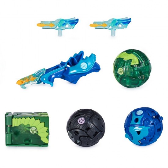 Spin Master Bakugan: Legends Collection Pack - Nova + Ultra + Geogan + Bakugan - Maxodon/Hyenix/Hanoj/Nillious Ultra (20140073)