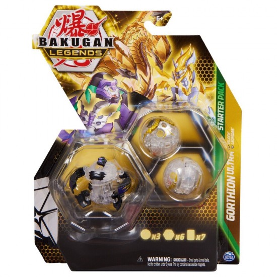 Spin Master Bakugan Legends: Gorthion Ultra - Viloch & Leonidas Starter Pack (20140290)