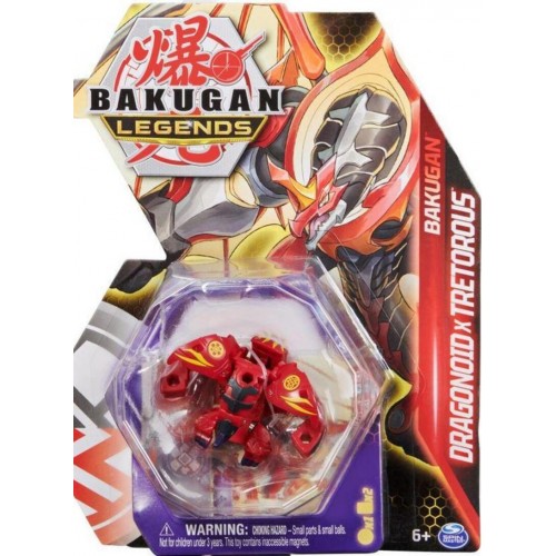 Spin Master Bakugan Legends: Dragonoid X Tretorous (Red) Core Ball (20140515)