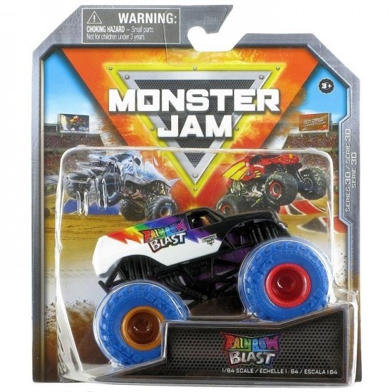 Spin Master Monster Jam Series 30 - Rainbow Blast Vehicle (1:64) (20141172)