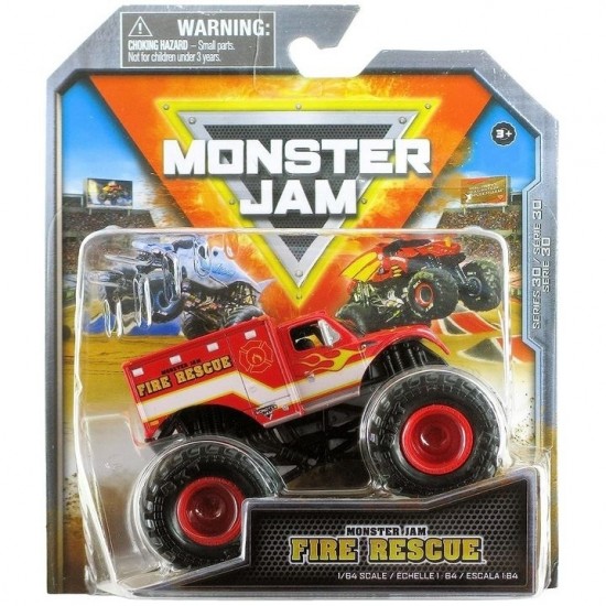 Spin Master Monster Jam Series 30 - Monster Jam Fire Rescue Vehicle (1:64) (20141175)