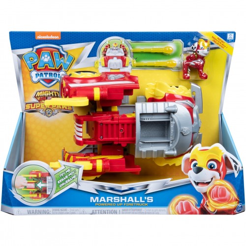 Spinmaster Paw Patrol Mighty Pups Super Paws Marshalls Powered Up Vehicle (6053686)