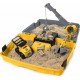 Spin Master Παιχνίδι Κατασκευών με Άμμο Kinetic Sand Construction Site Folding Sandbox Playset (6055877)