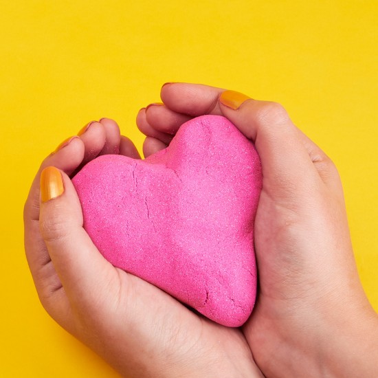 Spin Master Παιχνίδι Κατασκευών με Άμμο Kinetic Sand Crystal Pink (6060800)