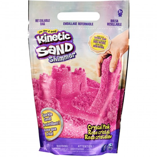 Spin Master Παιχνίδι Κατασκευών με Άμμο Kinetic Sand Crystal Pink (6060800)