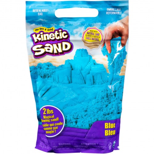 Spin Master Παιχνίδι Κατασκευών με Άμμο Kinetic Sand Μπλε 907gr (6061464)