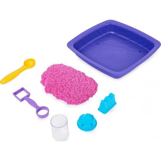 Spin Master Kinetic Sand Shimmer - Sparkle Sandcastle Set (Pink) (6063520)