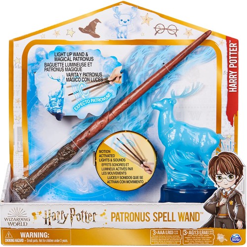 Spin Master  Wizarding World Harry Potter Patronus Spell Wand with Stag Figure (6063879)