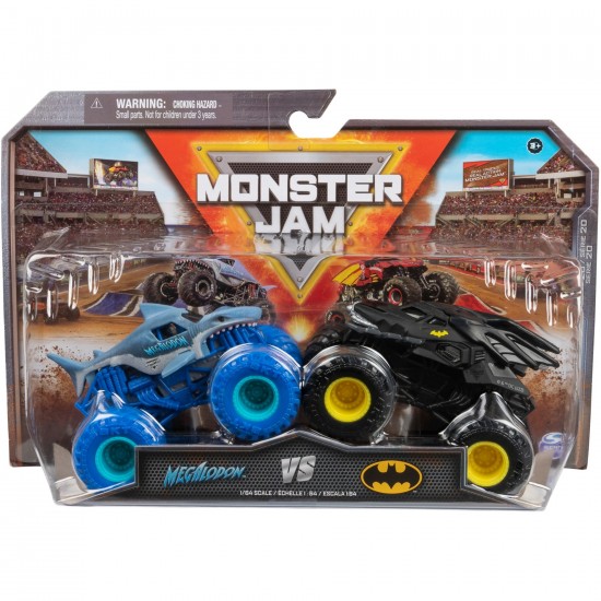 Spin Master Σετ Αυτοκινητάκια Monster Jam: Batman vs Megalodon (6065293) Spin Master Σετ Αυτοκινητάκια Monster Jam: Batman vs Megalodon (6065293)