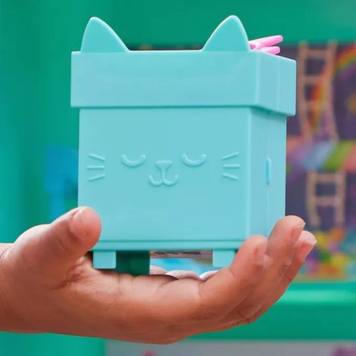 Spin Master Figure Gabbys Dollhouse Minibox Cakey Cat Turquoise (6065945)