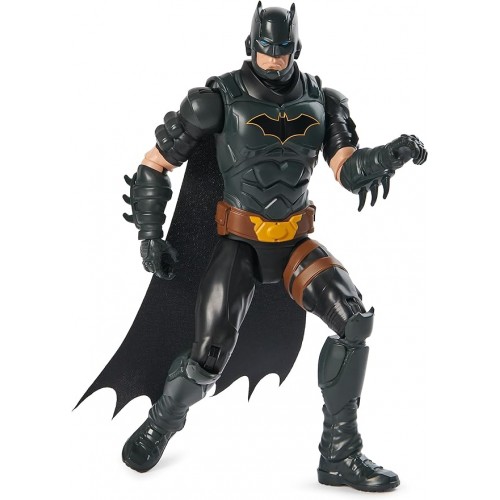 Spin Master BATMAN 12inch action figures Batman Grey Armour με Λαμπάδα(6067621)