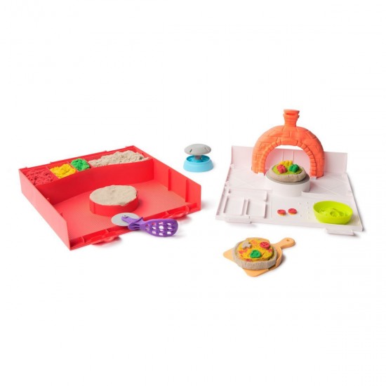 Spin Master Kinetic Sand: Squish Pizza Set (6072551)