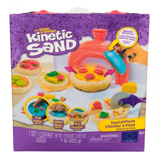 Spin Master Kinetic Sand: Squish Pizza Set (6072551)