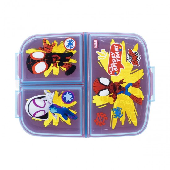Stor: Marvel: Spidey & Friends - Multi Compartment Sandwich Box (15020) Stor: Marvel: Spidey & Friends - Multi Compartment Sandwich Box (15020)