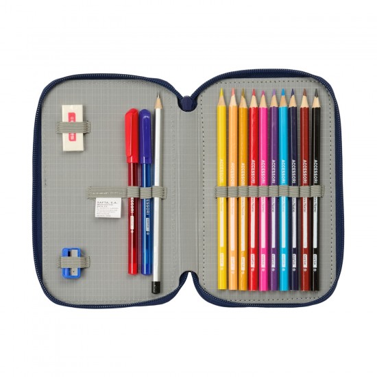 Safta F.C.Barcelona Double Filled Pencil Case 29 Pcs. (412629854) Safta F.C.Barcelona Double Filled Pencil Case 29 Pcs. (412629854)