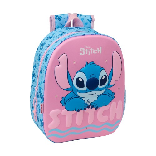 Safta Stitch 3D Backpack with Led Lights (33cm) (622672892) Safta Stitch 3D Backpack with Led Lights (33cm) (622672892)