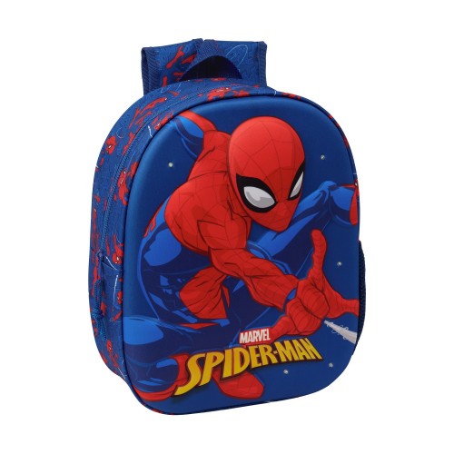 Safta Spiderman 3D Backpack with Led Lights (33cm) (622673892) Safta Spiderman 3D Backpack with Led Lights (33cm) (622673892)