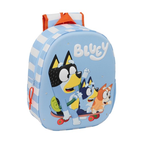 Safta Bluey 3D Backpack with Led Lights (33cm) (622674892) Safta Bluey 3D Backpack with Led Lights (33cm) (622674892)