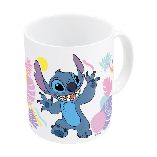 Stor: Stitch Hawaian Flower - Ceramic Mug In Gift Box (325ml) (88140) Stor: Stitch Hawaian Flower - Ceramic Mug In Gift Box (325ml) (88140)
