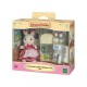 Sylvanian Families Chocolate Ρabbit Μαμά & ψυγείο (5014)