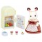 Sylvanian Families Chocolate Ρabbit Μαμά & ψυγείο (5014)