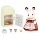 Sylvanian Families Chocolate Ρabbit Μαμά & ψυγείο (5014)