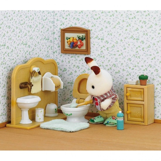 Sylvanian Families Σετ Chocolate Rabbit Αγοράκι & Σετ Μπάνιου (5015) Sylvanian Families Σετ Chocolate Rabbit Αγοράκι & Σετ Μπάνιου (5015)