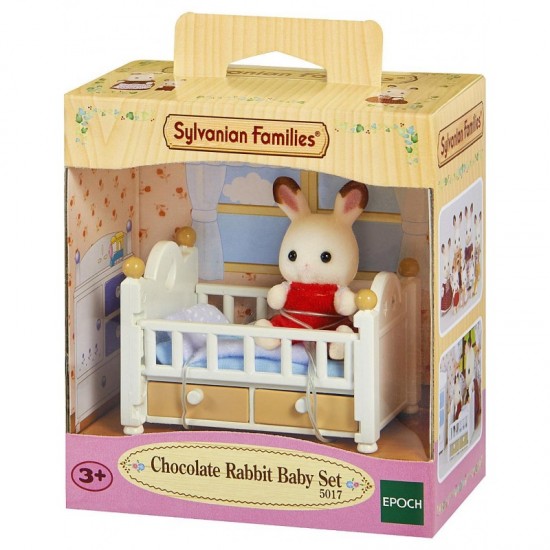 Sylvanian Families Chocolate Rabbit Μωρό & Κούνια (5017)