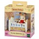 Sylvanian Families Chocolate Rabbit Μωρό & Κούνια (5017)