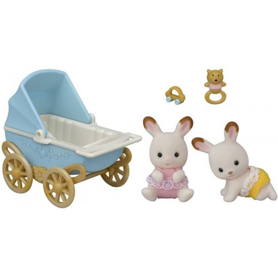 Sylvanian Families Chocolate Rabbit Twins Set (5432)
