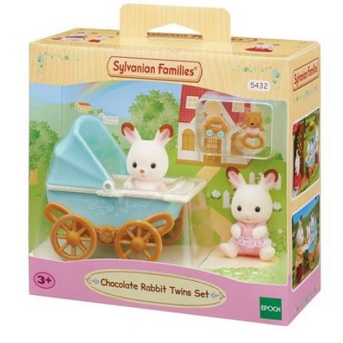 Sylvanian Families Chocolate Rabbit Twins Set (5432)