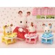 Epoch Toys Sylvanian Families: Τρίδυμα Σετ Φροντίδας (5532)