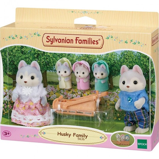 Epoch Toys Sylvanian Families: Οικογένεια Χάσκυ (5636)