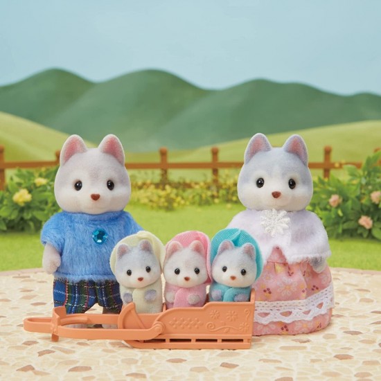 Epoch Toys Sylvanian Families: Οικογένεια Χάσκυ (5636)