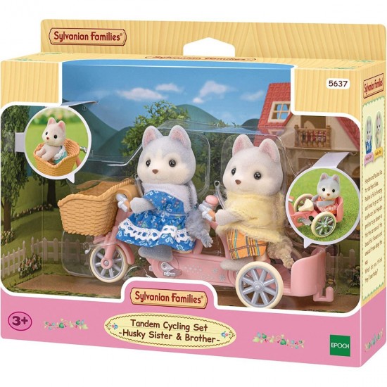 Epoch Toys Sylvanian Families: Αδερφός & Αδερφή Χάσκυ (5637)