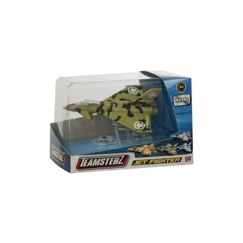 As CompanyTeamsterz Die-Cast Jet Fighter Μεταλικό Αεροπλάνο - (4 Σχέδια) (7535-13770)