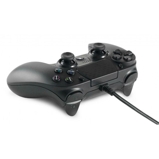 Spartan Gear - Hoplite Wired Controller (compatible with PC and playstation 4) (colour: Black) (072216)