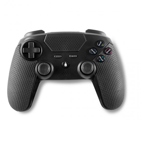 Spartan Gear - Aspis 4 Wired & Wireless Controller (compatible with PC [wired] and playstation 4 [wireless]) (colour: Black) (079673)