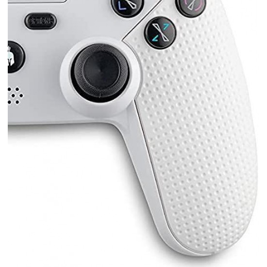 Spartan Gear - Aspis 4 Wired & Wireless Controller (compatible with PC [wired] and playstation 4 [wireless]) (colour: White/Black) (079674)