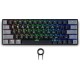 Spartan Gear - Pegasus 2 RGB Wired & Wireless 63 keys Mechanical Gaming Keyboard (color: Black/Grey) (085610)