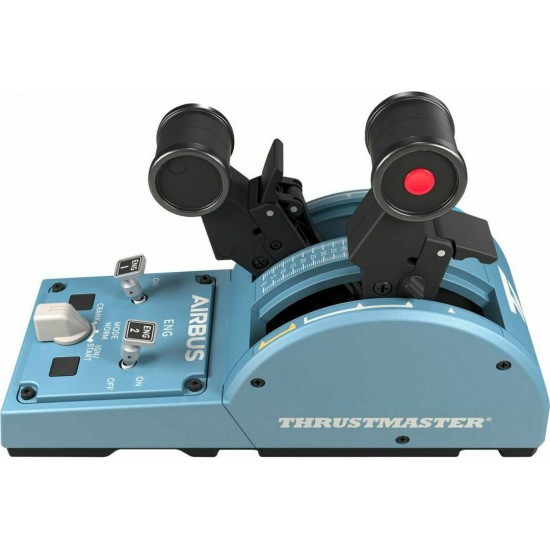 Thrustmaster TCA Quadrant Airbus Edition, thrust levers (blue-grey/black) (2960840) Thrustmaster TCA Quadrant Airbus Edition, thrust levers (blue-grey/black) (2960840)