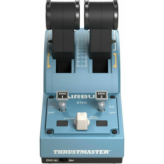 Thrustmaster TCA Quadrant Airbus Edition, thrust levers (blue-grey/black) (2960840) Thrustmaster TCA Quadrant Airbus Edition, thrust levers (blue-grey/black) (2960840)