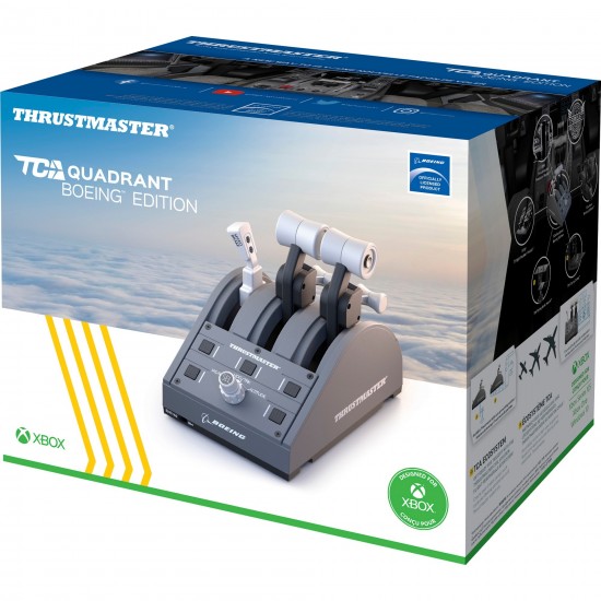 Thrustmaster TCA Quadrant Boeing Edition, thrust levers (Gray) (4060219)