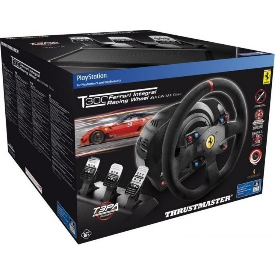 Thrustmaster T300 Ferrari Integral Racing Wheel, steering wheel (black, Alcantara edition) (4160652) Thrustmaster T300 Ferrari Integral Racing Wheel, steering wheel (black, Alcantara edition) (4160652)