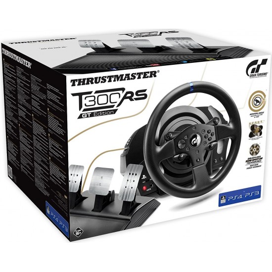 Thrustmaster T300 RS GT Edition, steering wheel (black, for PC, Playstation 3, PlayStation 4) (4160681)