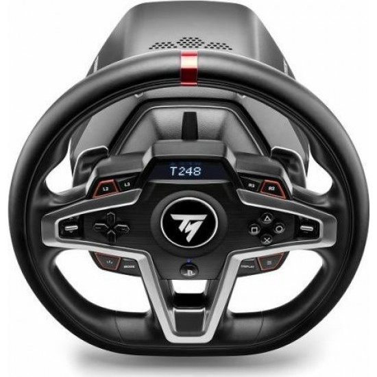 Thrustmaster T-248 steering wheel (black/silver, PlayStation 5, PlayStation 4, PC) (4160783)
